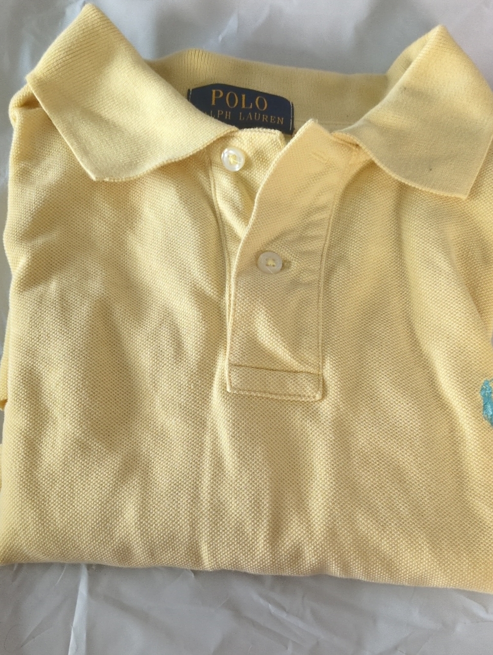 Polo by Ralph Lauren Pale Yellow Kids Polo